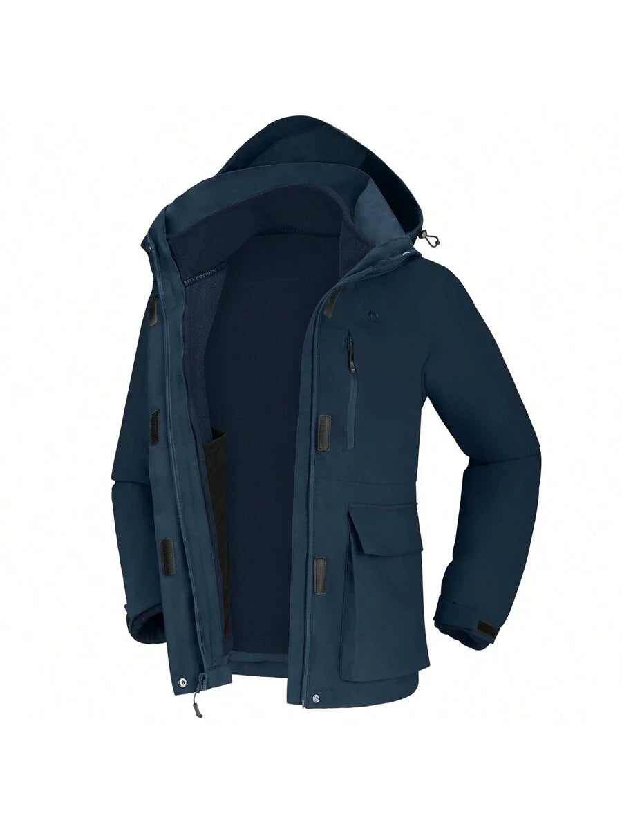 CAMEL CROWN Women's Lightweight Waterproof Rain Jacket Zip Up Wind Breaker Jacket For Hiking