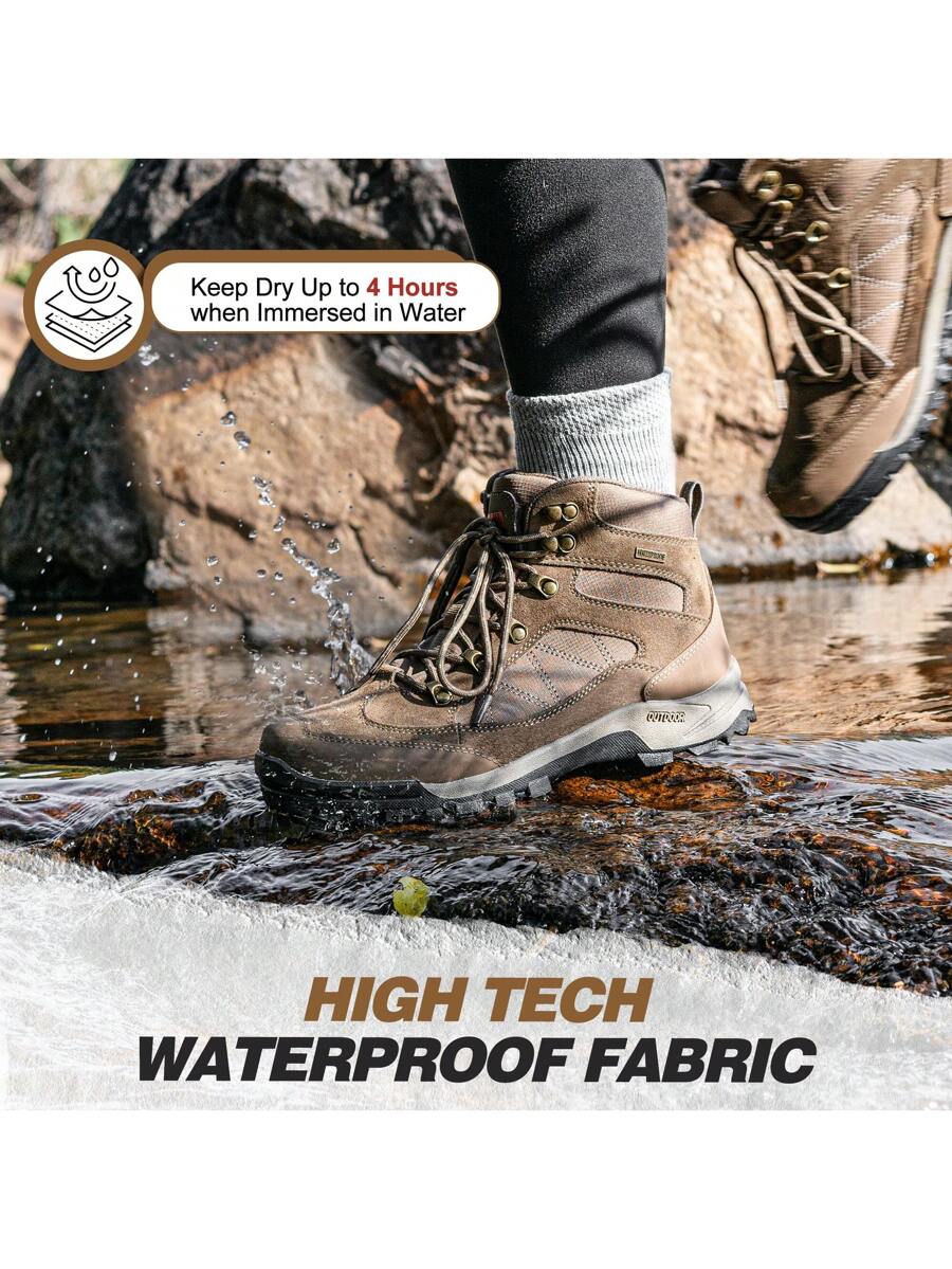 Hiking Boots Womens Waterproof Outdoor Womens Hiking Boots Trekking Camping Trail Boots