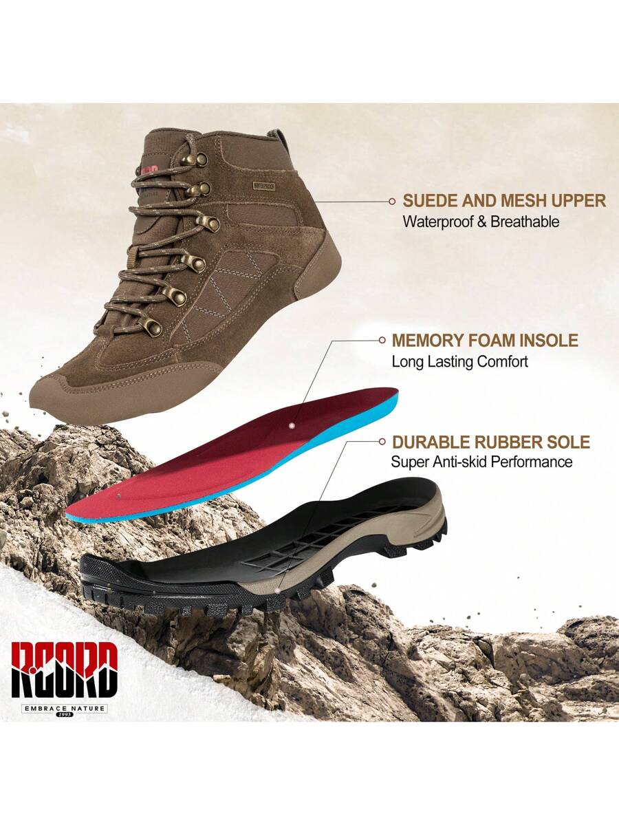 Hiking Boots Womens Waterproof Outdoor Womens Hiking Boots Trekking Camping Trail Boots