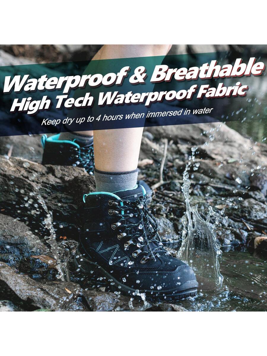Hiking Boots Womens Waterproof Outdoor Womens Hiking Boots Trekking Camping Trail Boots
