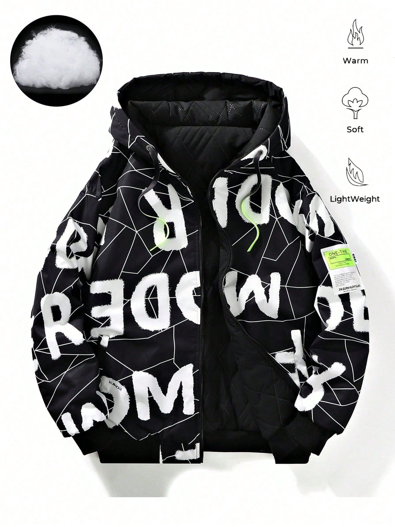 Ladies Wear Thick Coats On Both Sides, And Hooded Jackets On Both Sides