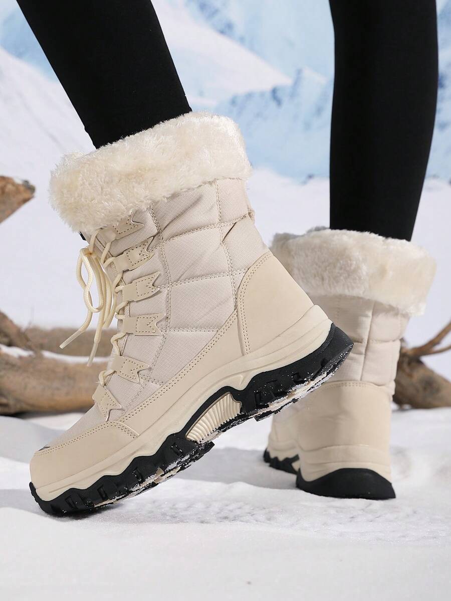 New Plus Size Fall Anti-Slip Warm Thick Winter Boots