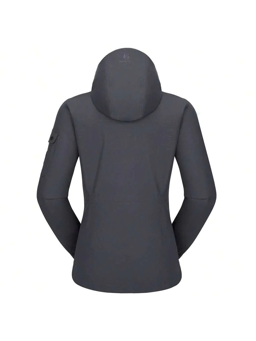 CAMEL CROWN Women Windproof Ski Jacket 3-In-1 Waterproof Winter Coat Fleece Inner For Rain Snow Outdoor Hiking