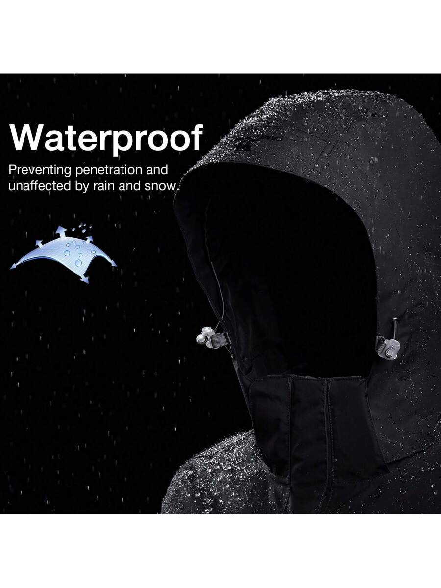 CAMEL CROWN Women Windproof Ski Jacket 3-In-1 Waterproof Winter Coat Fleece Inner For Rain Snow Outdoor Hiking