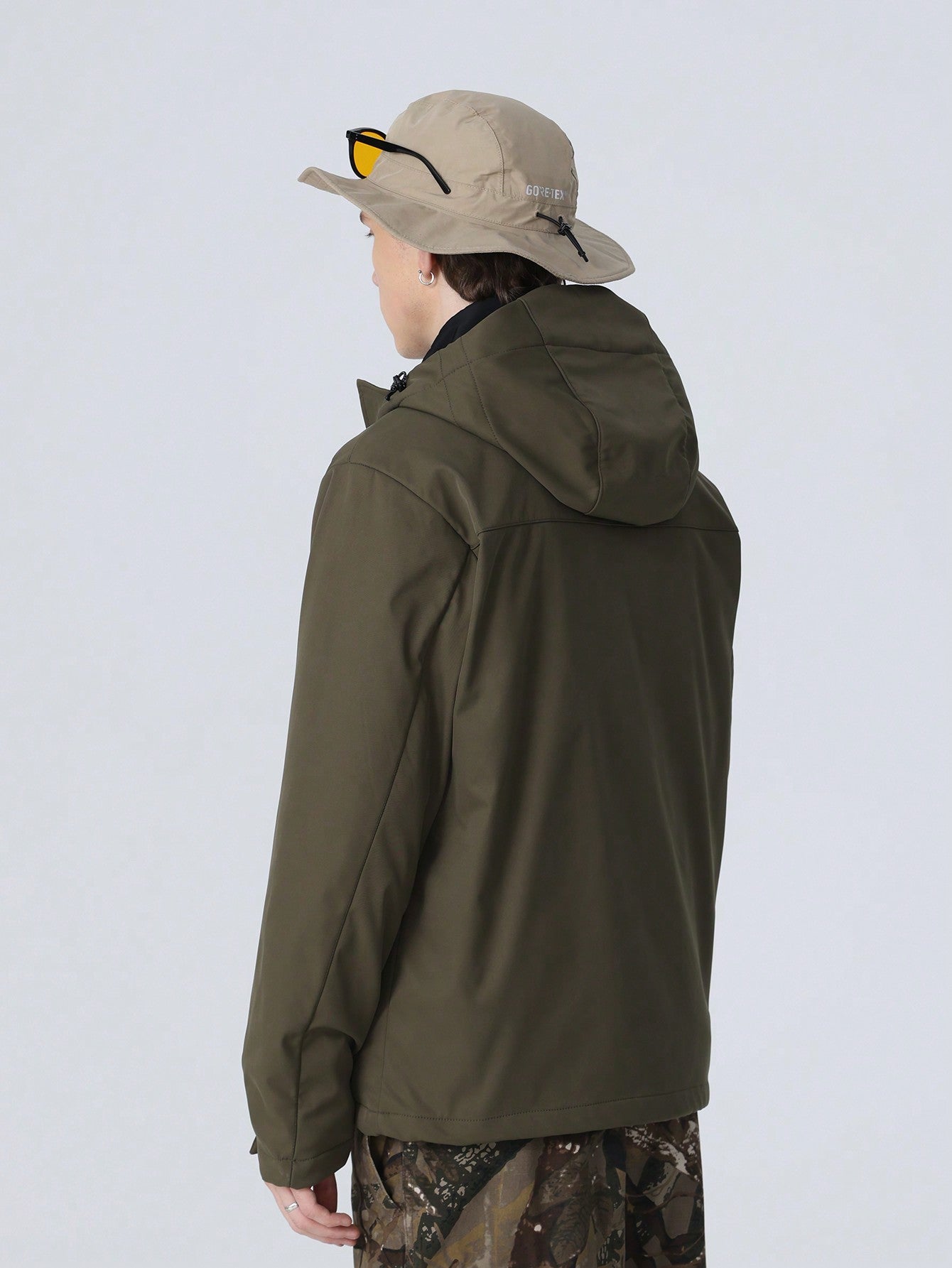 Manfinity Sport Corelite Boyfriend Style Men's Casual Full Zip-Up Hooded Sport Jacket