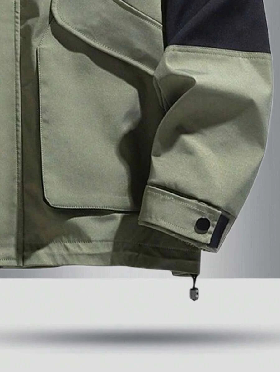 Men's Outdoor Mountaineering Jacket, Windproof, Waterproof, Warm