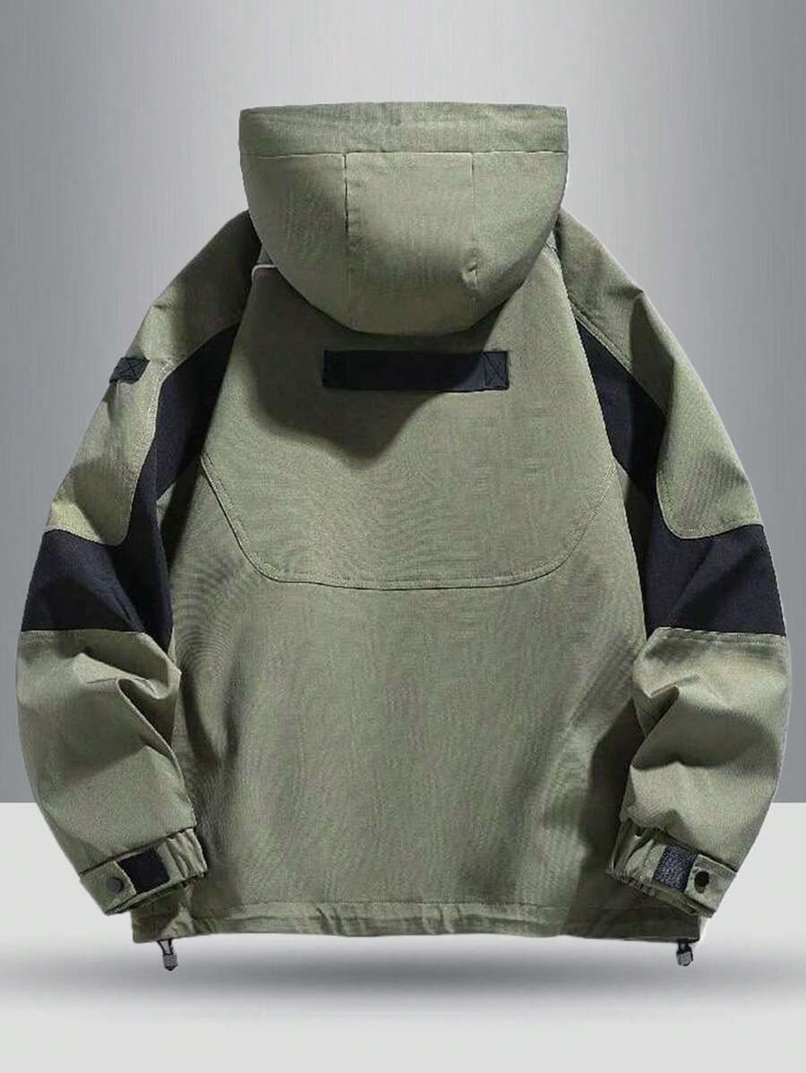Men's Outdoor Mountaineering Jacket, Windproof, Waterproof, Warm