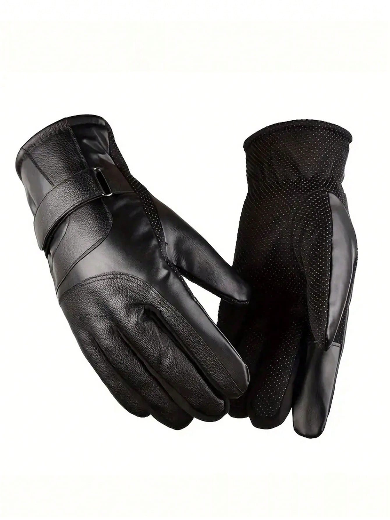 1 Pair Warm Wool Gloves: Anti-Slip, Waterproof, Touchscreen Compatible, Suitable For Outdoor Snow, Winter Skiing, Cycling, Both Men And Women