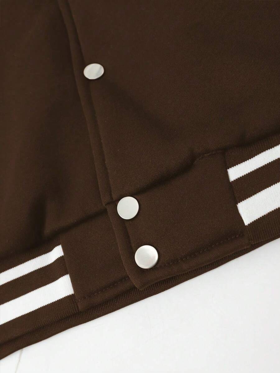 Manfinity LEGND Men Letter Graphic Colorblock Drop Shoulder Oversize Jacket, Colorful, Race Car, Long Sleeve, Going Out, Techwear, Boyfriend Gift, Men Red And Black Jacket, Men Varsity Jacket, Men Streetwear Jacket, Grunge, Fall