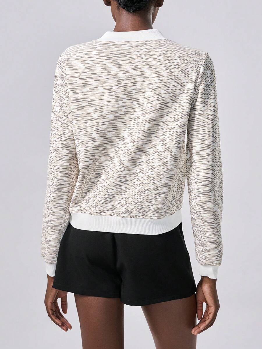 Calvaya Zip Up Bomber Jacket Fall Winter Cloth For Women