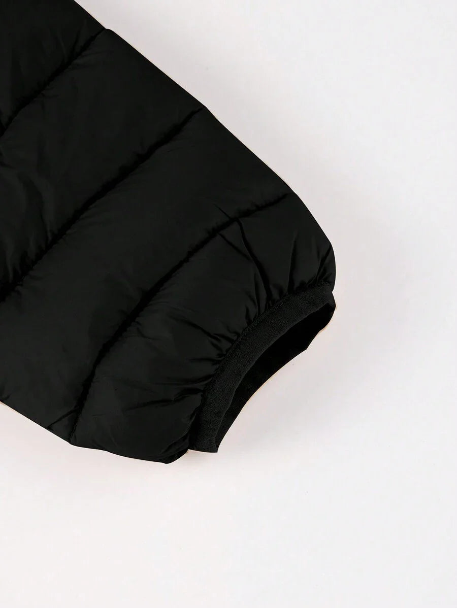 Risissida Women's Casual Hooded Windbreaker With Pockets, Padded Jacket Is Lightweight And Suitable For Everyday Wear