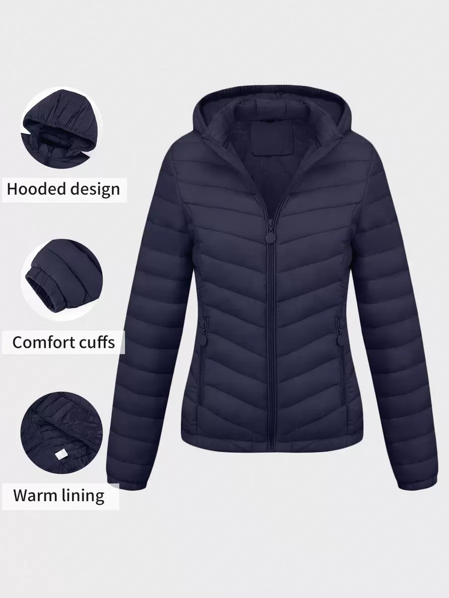 Risissida Women's Fall Minimalist Hooded Poncho Jacket - Zipperless Design, Utility Pockets