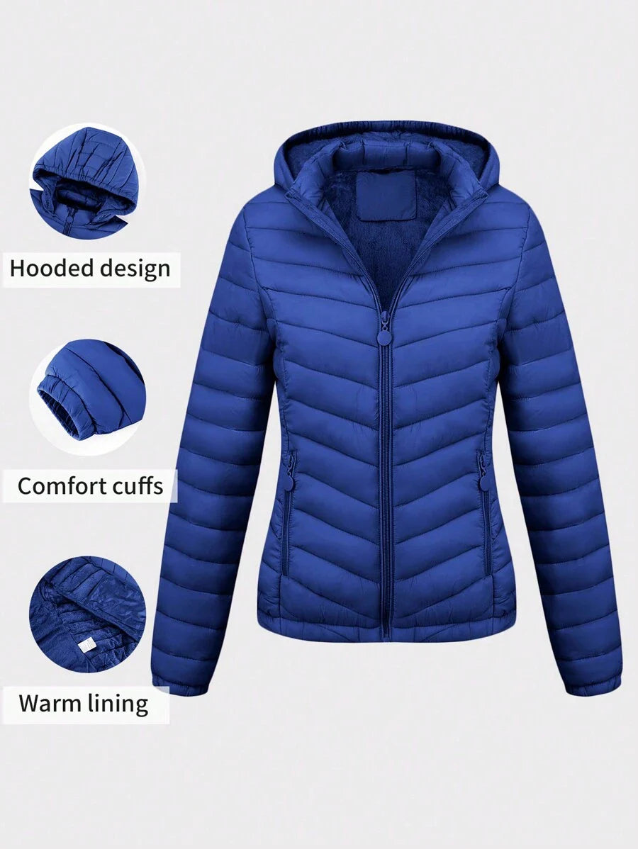 Risissida Women's Fall Minimalist Hooded Poncho Jacket - Zipperless Design, Utility Pockets