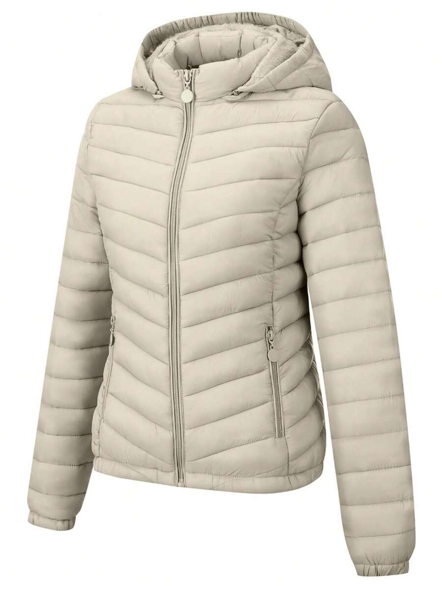 Risissida Women's Fall Minimalist Hooded Poncho Jacket - Zipperless Design, Utility Pockets