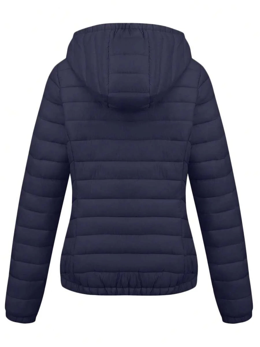 Risissida Women's Fall Minimalist Hooded Poncho Jacket - Zipperless Design, Utility Pockets