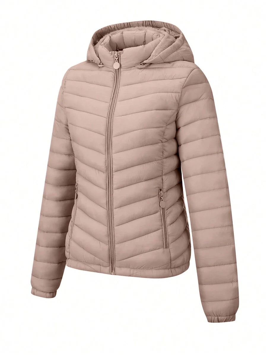 Risissida Women's Fall Minimalist Hooded Poncho Jacket - Zipperless Design, Utility Pockets