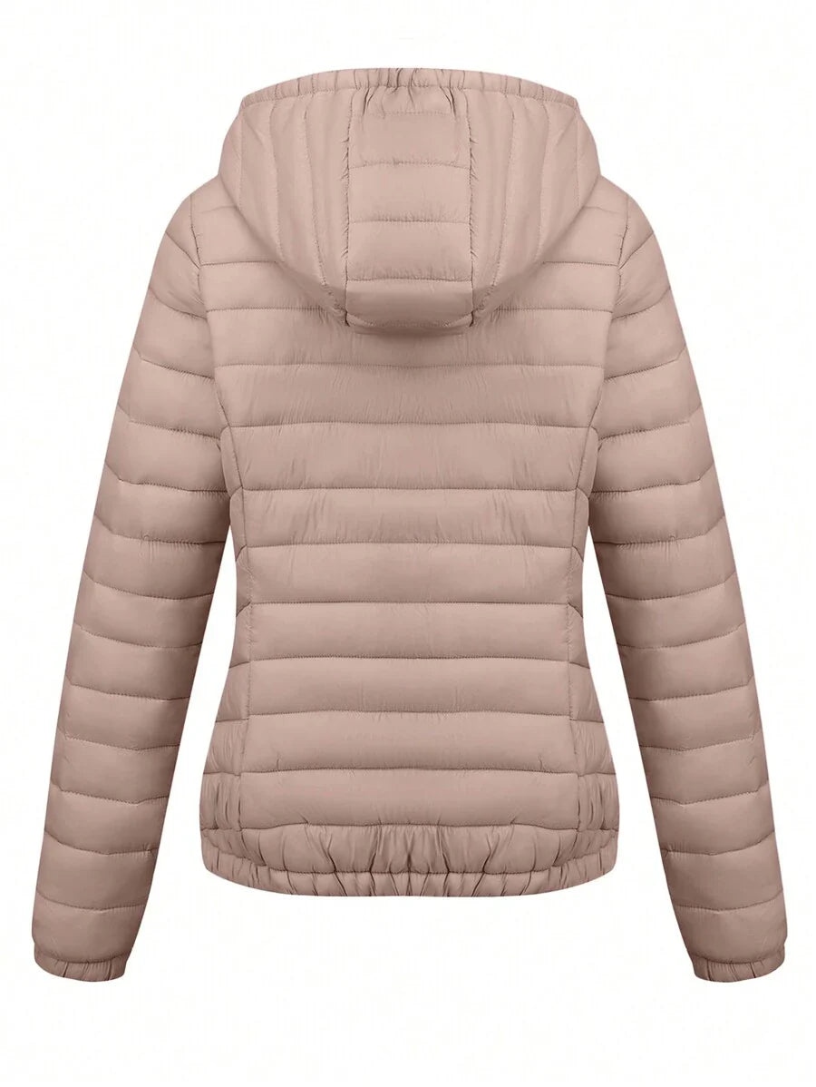 Risissida Women's Fall Minimalist Hooded Poncho Jacket - Zipperless Design, Utility Pockets