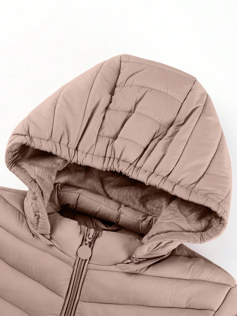 Risissida Women's Fall Minimalist Hooded Poncho Jacket - Zipperless Design, Utility Pockets