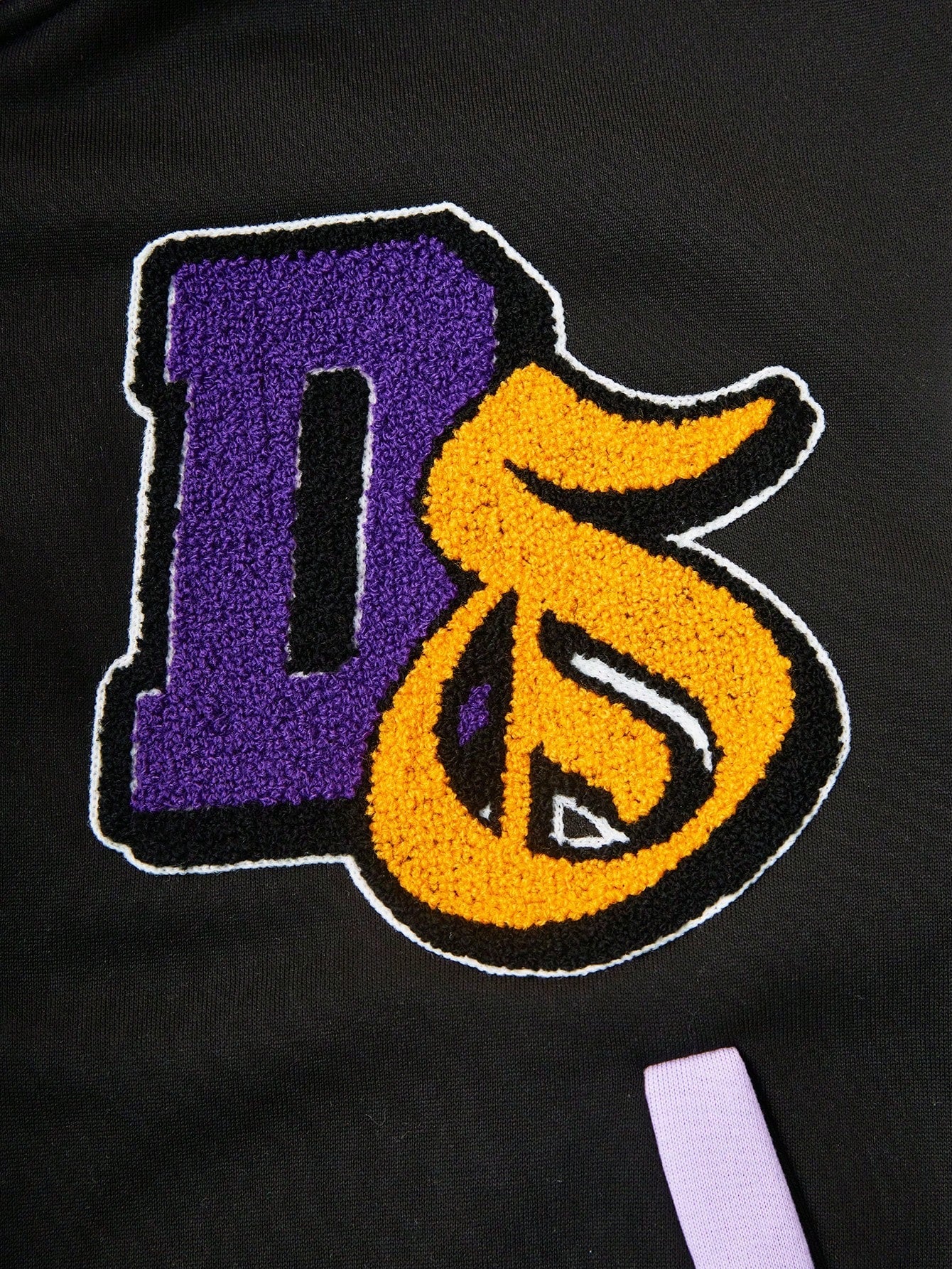 PAVTROS Manfinity Streetrush Men's Youthful Streetwear INS Black And Purple Color Scheme Skull Gothic Font 3D Embroidery Multi-Element Printed Baseball Collar Jacket , Fall And Winter Men Rapper Going Out Fashion Graphic Baseball Long Sleeve Rave Color B