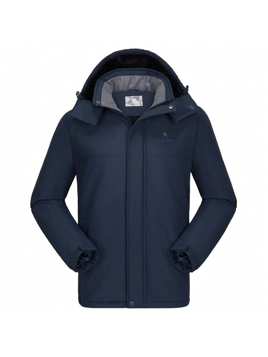 CAMEL CROWN Men's Mountain Ski Snow Jacket Waterproof Winter Coat Snowboarding Windbreaker Windproof Warm Hooded Snow Coat
