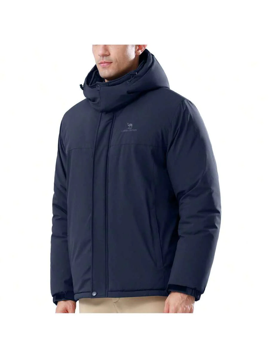 CAMEL CROWN Men's Mountain Ski Snow Jacket Waterproof Winter Coat Snowboarding Windbreaker Windproof Warm Hooded Snow Coat