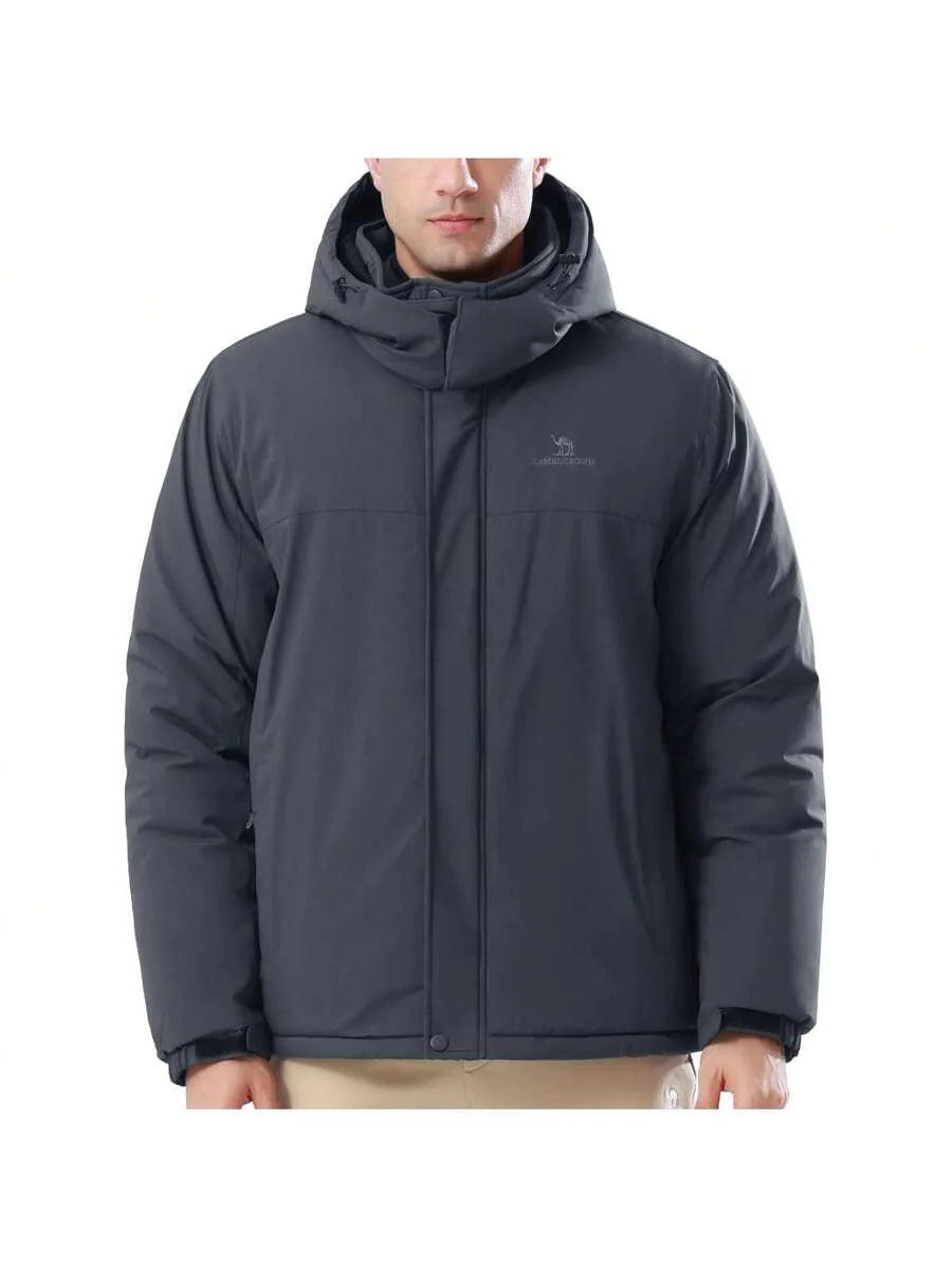 CAMEL CROWN Men's Mountain Ski Snow Jacket Waterproof Winter Coat Snowboarding Windbreaker Windproof Warm Hooded Snow Coat
