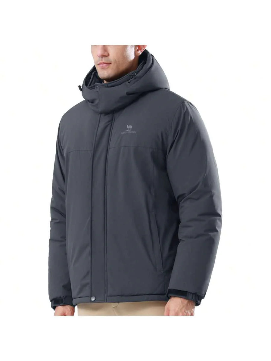 CAMEL CROWN Men's Mountain Ski Snow Jacket Waterproof Winter Coat Snowboarding Windbreaker Windproof Warm Hooded Snow Coat