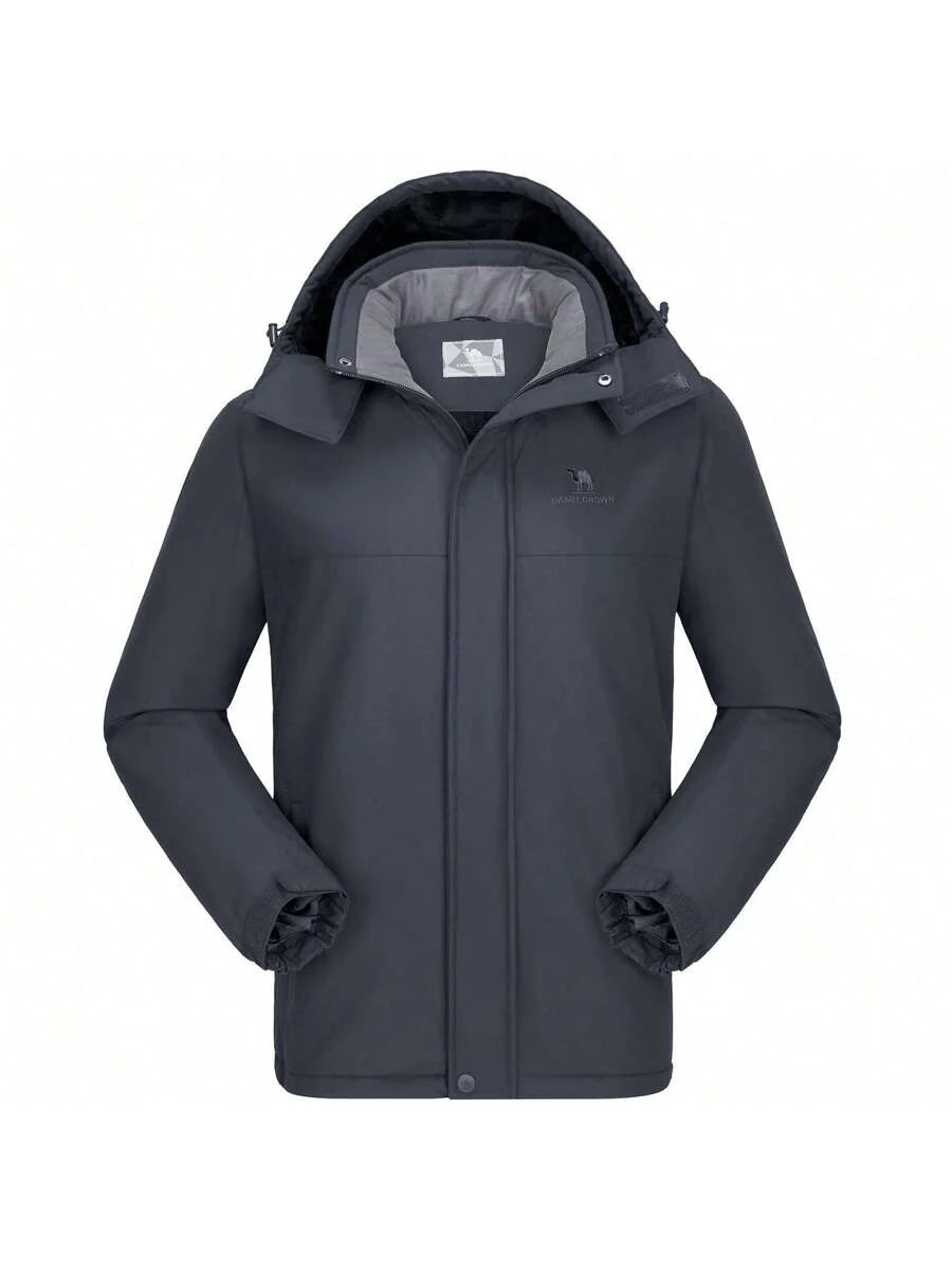 CAMEL CROWN Men's Mountain Ski Snow Jacket Waterproof Winter Coat Snowboarding Windbreaker Windproof Warm Hooded Snow Coat