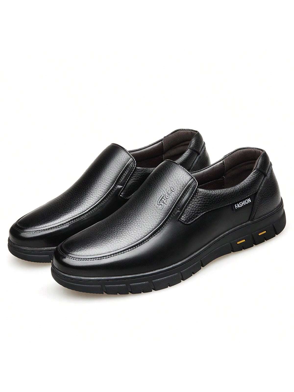 Men's Dress Shoes, Durable Non Slip Formal Round Toe Shoes For Wedding Business Party Banquet Office For Spring And Autumn