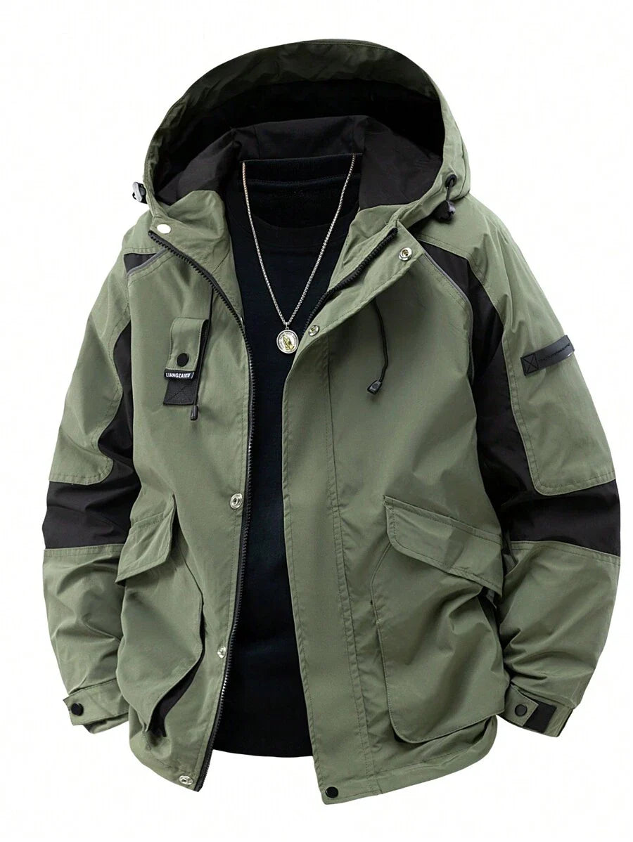 Men's Outdoor Mountaineering Jacket, Windproof, Waterproof, Warm