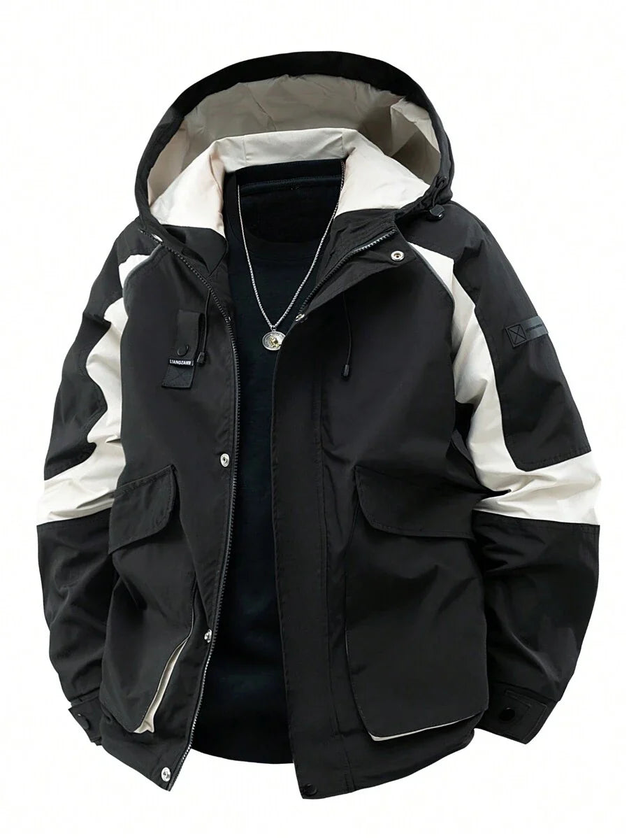 Men's Outdoor Mountaineering Jacket, Windproof, Waterproof, Warm