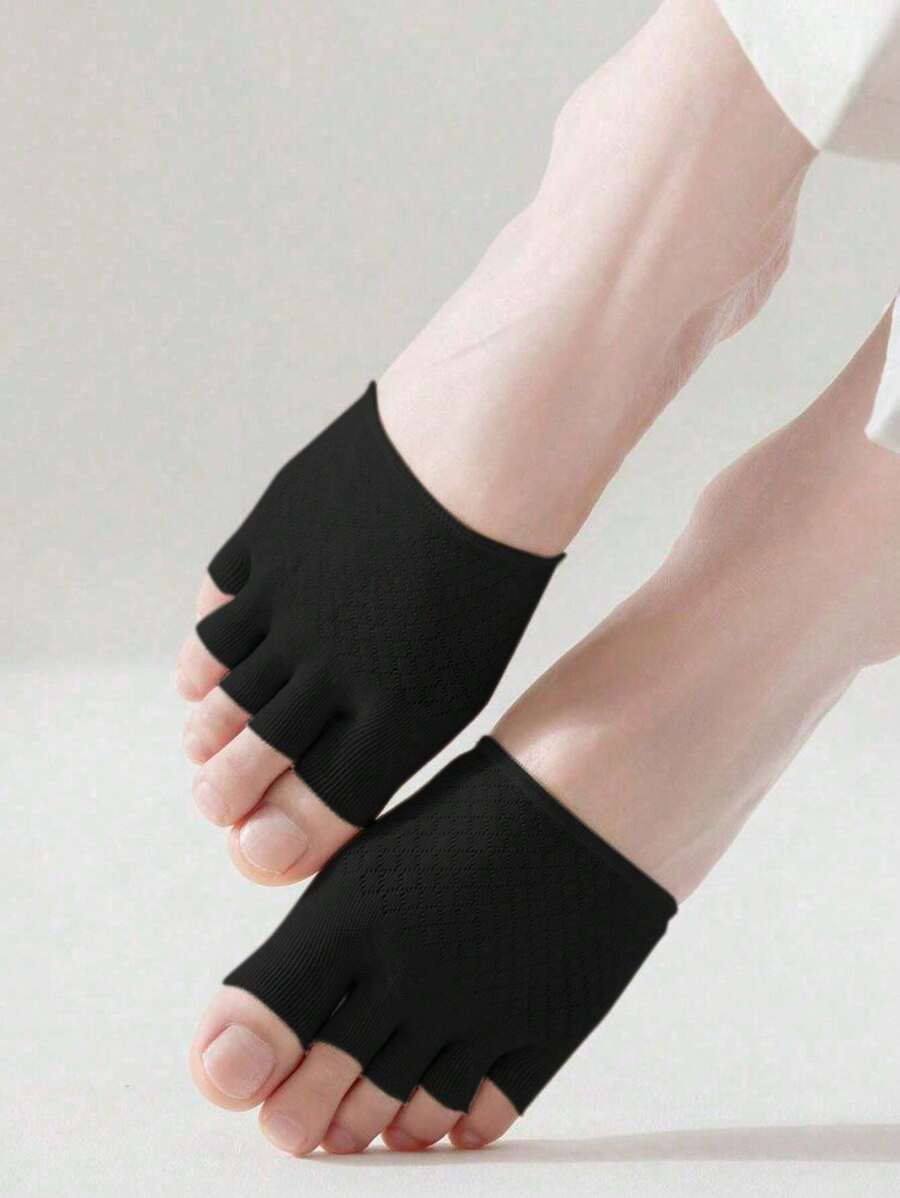 1 Pair Unisex Black Khaki Fabric Heel Protective Sleeves