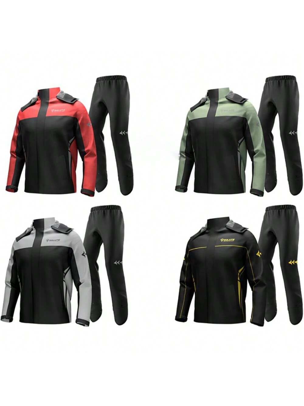 Motorcycle Raincoat Suit Waterproof Motorcycle Rain Coat Set Moto Raincoat Rain Coat Jacket Pants Biker Raincoats Cover Suits