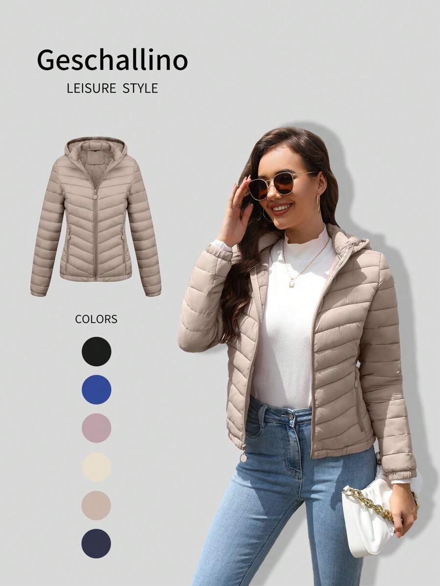 Risissida Women's Fall Minimalist Hooded Poncho Jacket - Zipperless Design, Utility Pockets
