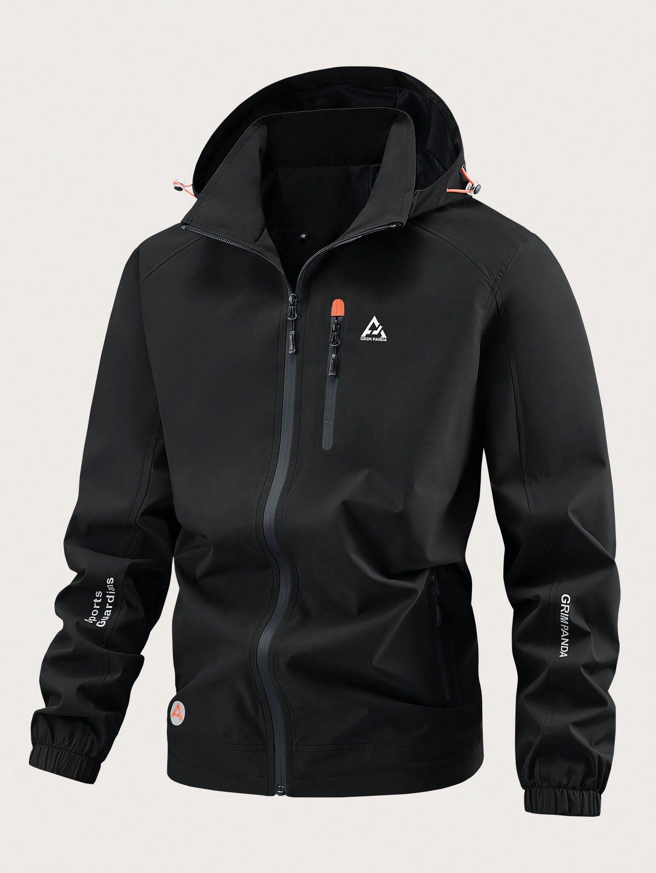 Men's Outdoor Waterproof Softshell Jacket With Zipper Pockets - Loose Fit, Removable Hood, Windproof And Water-Resistant Coat For Daily Outdoor Activities, Hiking, And Mountaineering