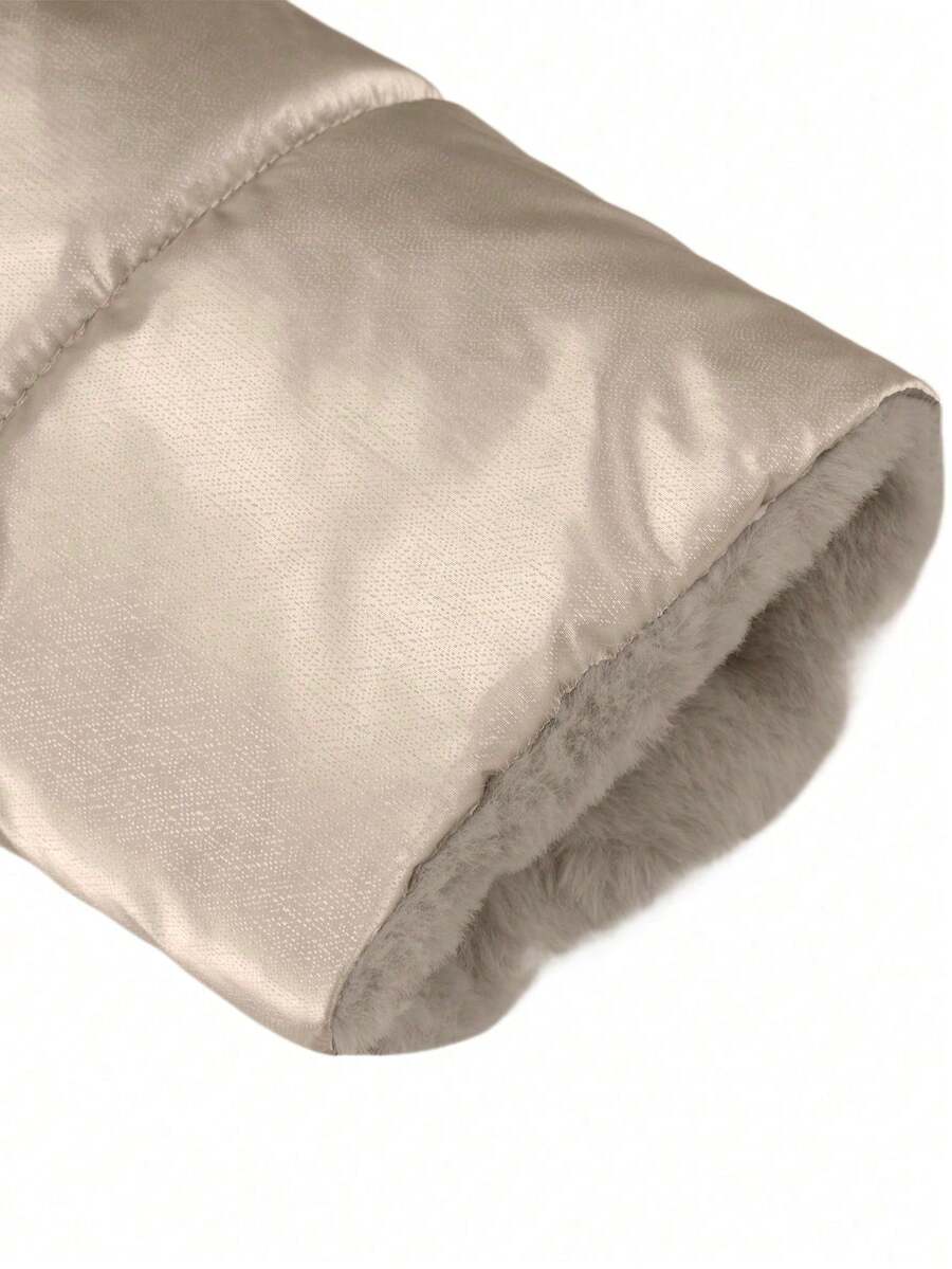 Giolshon Women's Casual Coat With A Hat And Down Jacket, Comfortable For Commuting And Daily Wear, Suitable For Both Autumn And Winter