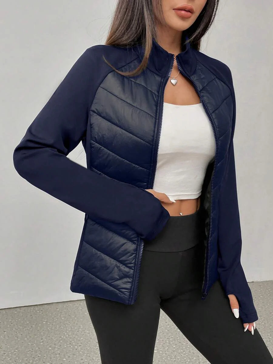 ASANDY Women's Autumn/Winter Lightweight Warm Fitted Waist Fashionable Padded Coat