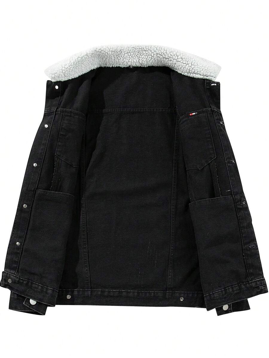 Vintage American Style Men Denim Jacket, Autumn/Winter