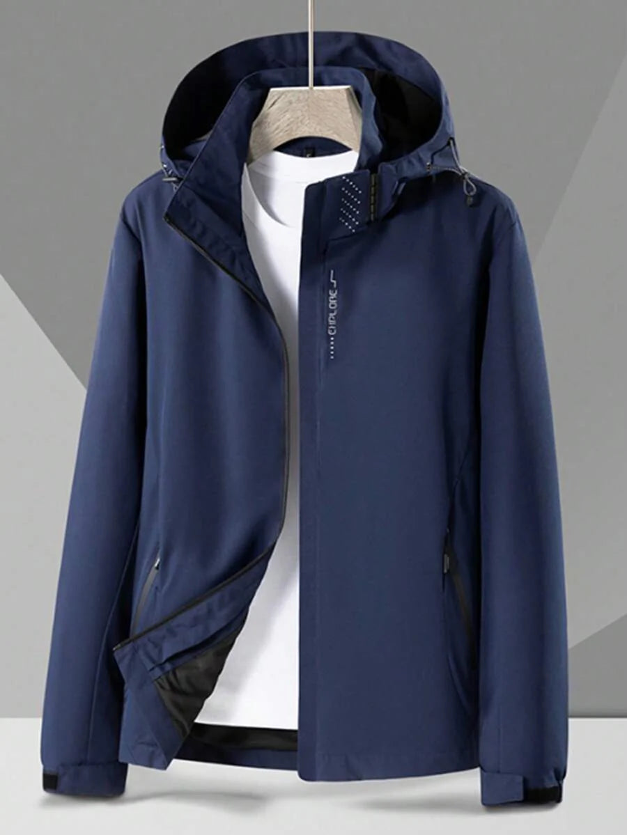 1pc Men's Waterproof Windproof Outdoor Sports Casual Jacket