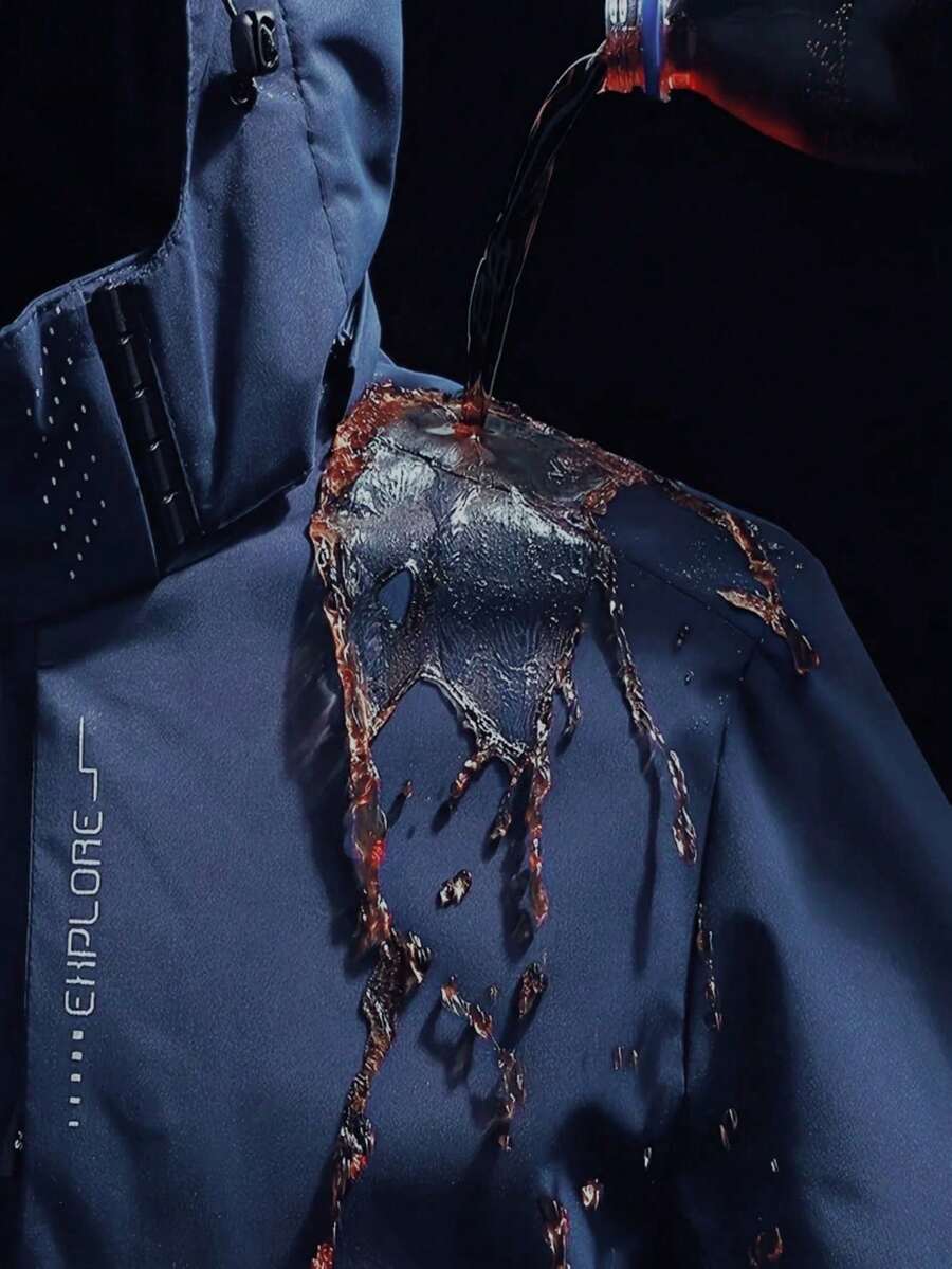 1pc Men's Waterproof Windproof Outdoor Sports Casual Jacket
