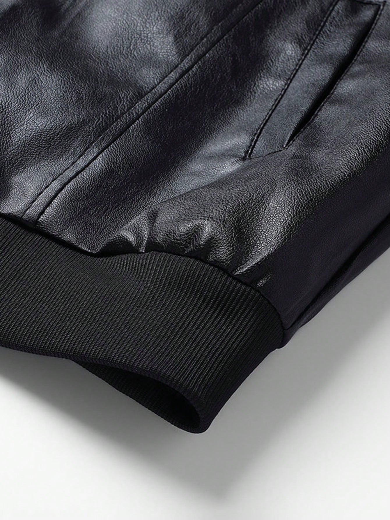 New Autumn/Winter Men Fashion Leather Jacket, Waterproof Windproof Light Casual Motorcycle Stand Collar Outerwear
