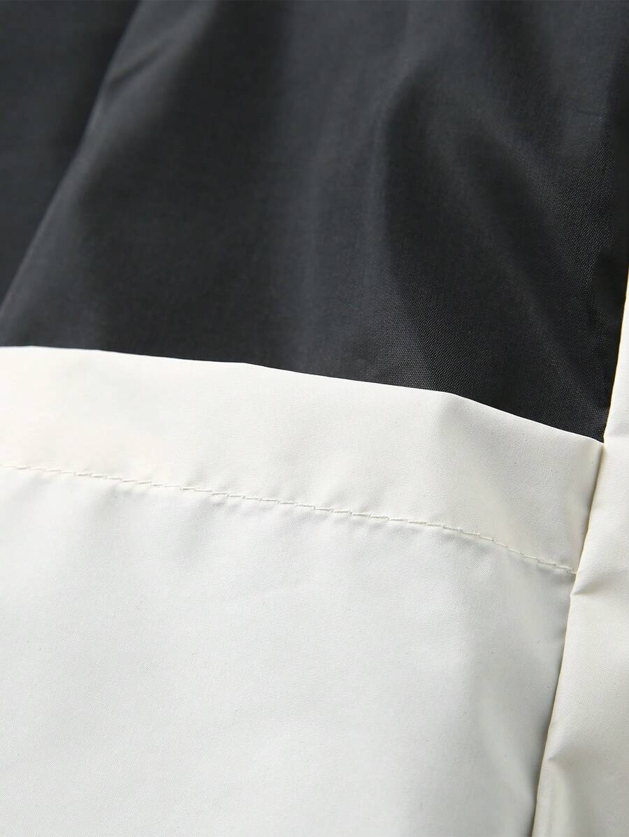 2025 New Men's Winter Jacket, Camping Christmas New Arrival Men's Contrast Color Hooded Jacket