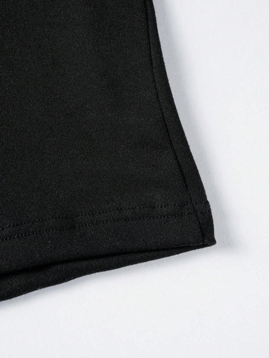 Solid Color Men's Four-Corner Open Fly Underwear (Pack Of 5)