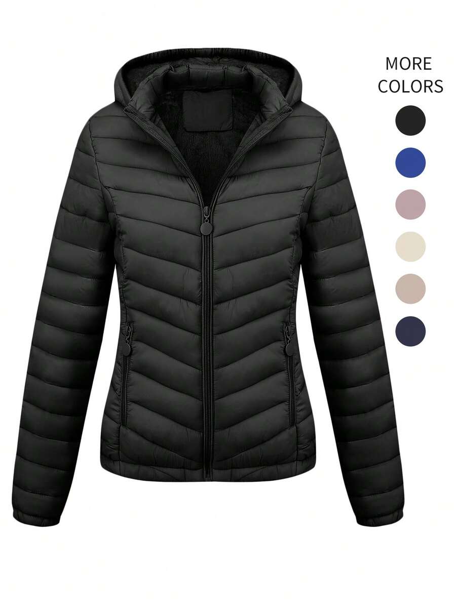 Risissida Women's Fall Minimalist Hooded Poncho Jacket - Zipperless Design, Utility Pockets