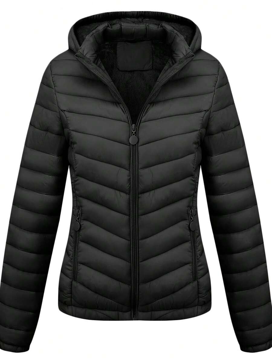 Risissida Women's Fall Minimalist Hooded Poncho Jacket - Zipperless Design, Utility Pockets