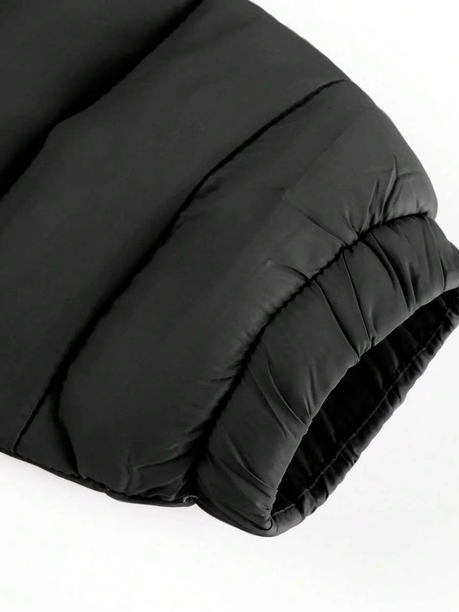 Risissida Women's Fall Minimalist Hooded Poncho Jacket - Zipperless Design, Utility Pockets