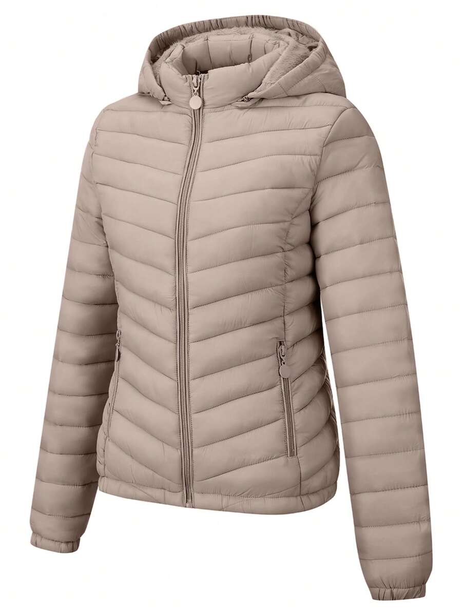 Risissida Women's Fall Minimalist Hooded Poncho Jacket - Zipperless Design, Utility Pockets