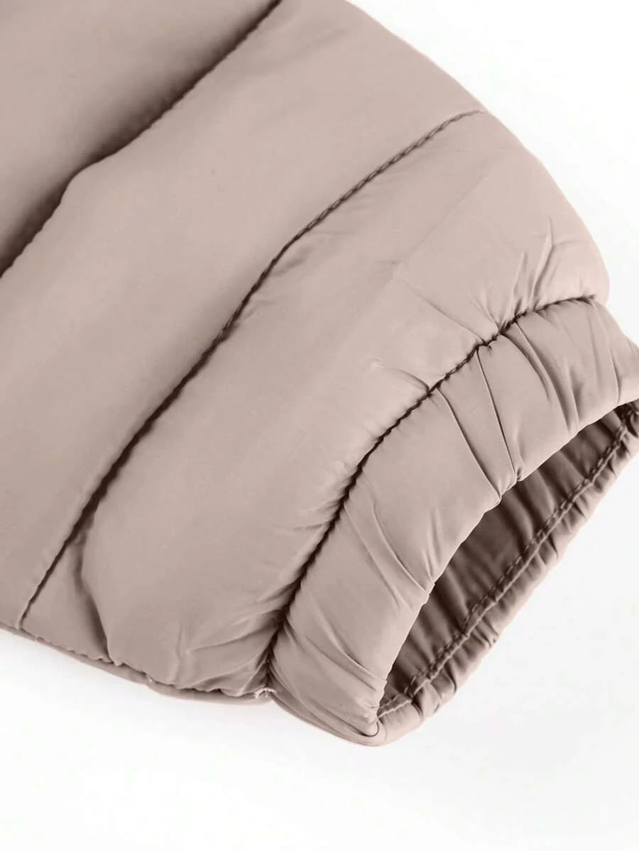 Risissida Women's Fall Minimalist Hooded Poncho Jacket - Zipperless Design, Utility Pockets
