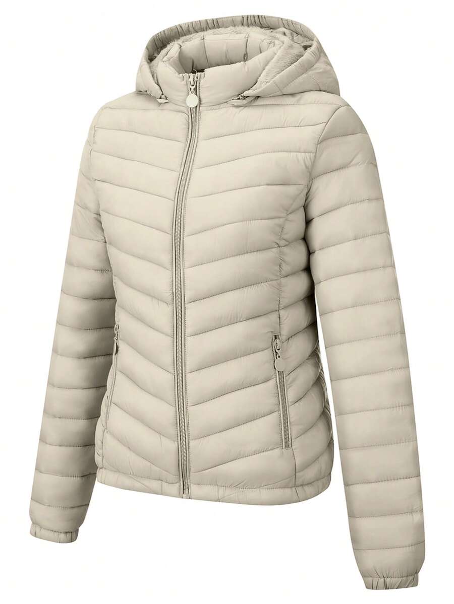 Risissida Women's Fall Minimalist Hooded Poncho Jacket - Zipperless Design, Utility Pockets