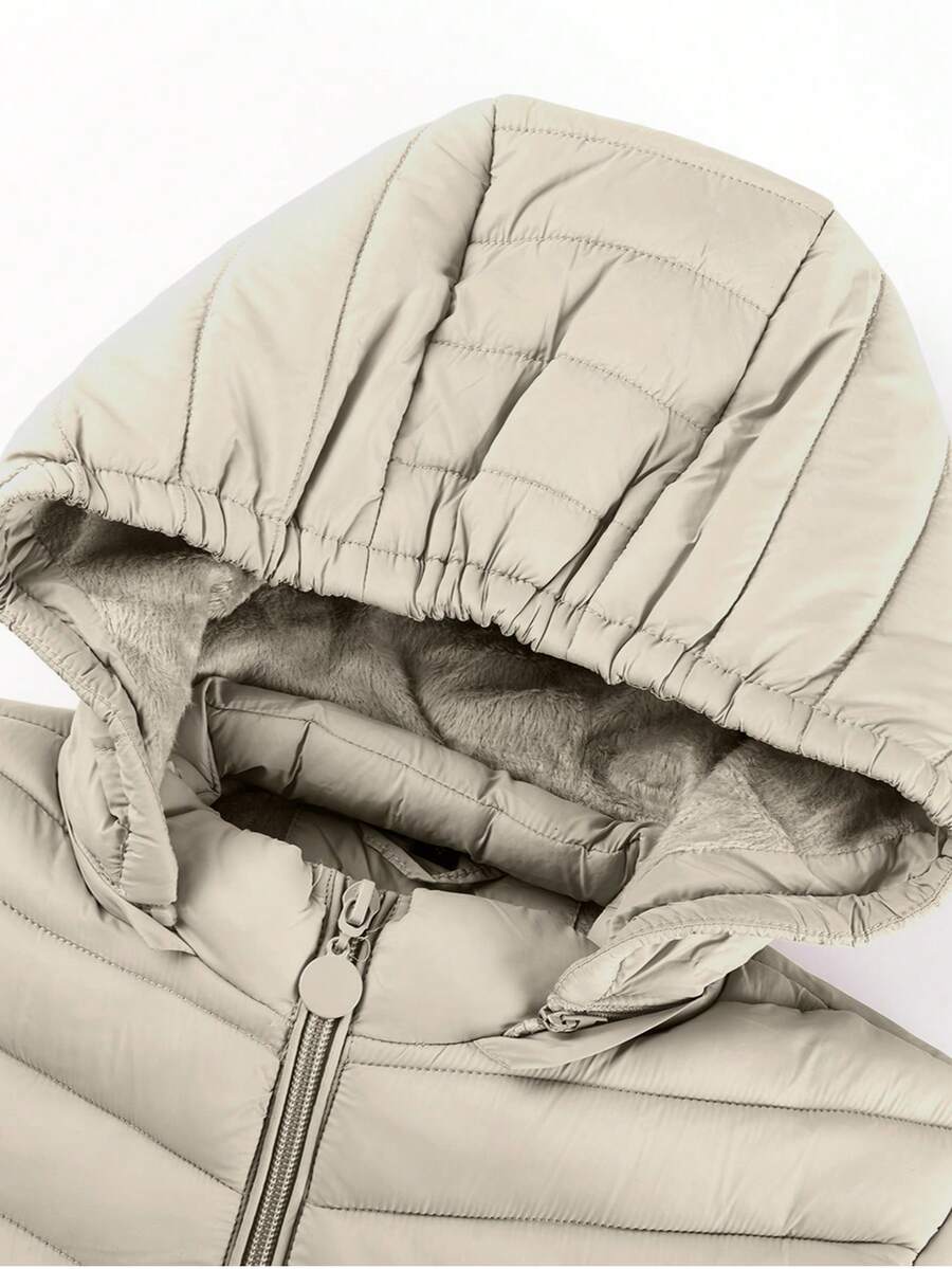 Risissida Women's Fall Minimalist Hooded Poncho Jacket - Zipperless Design, Utility Pockets